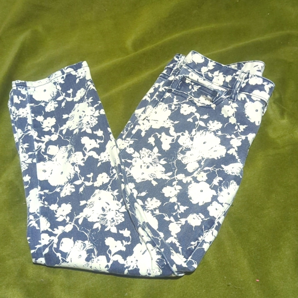 Floral Tory Burch capris